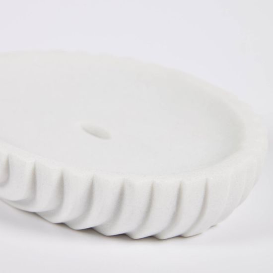 Мыльница из белого искусственного камня Ateneas