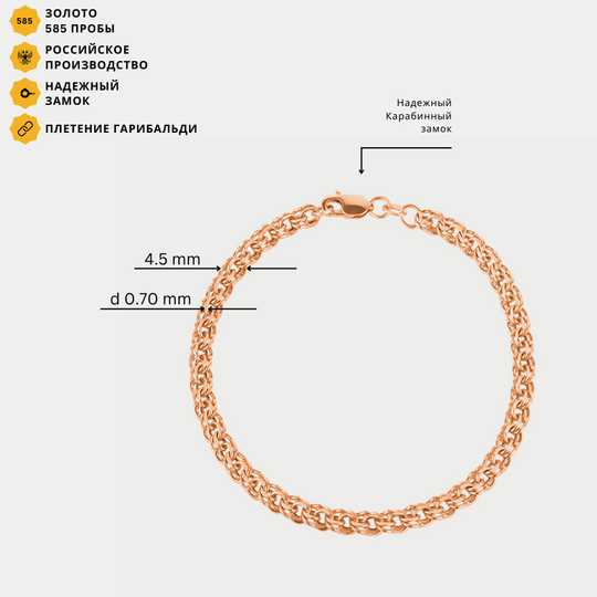 Браслет золотой