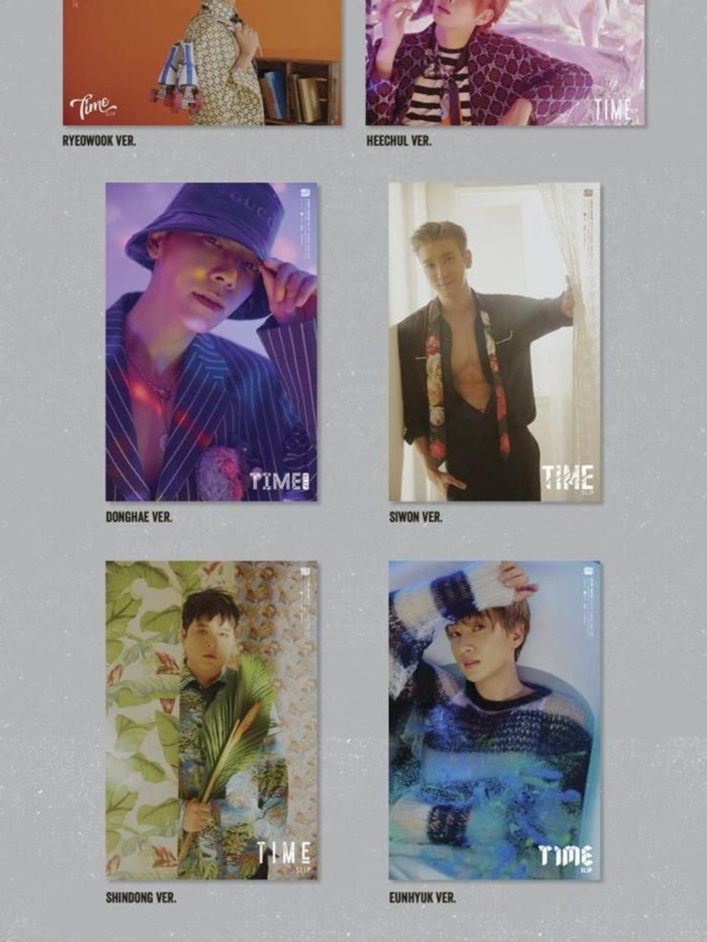 Альбом Super Junior - Time Slip 9th Album 10 Version SET