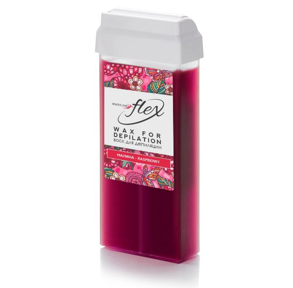 ITALWAX Flex воск в картридже Малина 100 мл ЧЗ