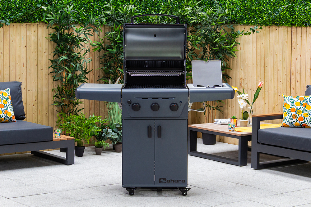 Газовый гриль SAHARA Performer 3 Burner BBQ Charcoal