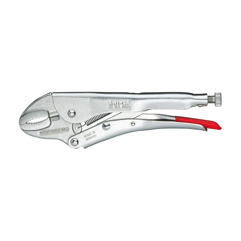 Клещи зажимные никелирование 250 мм Knipex 41 04 250 SB