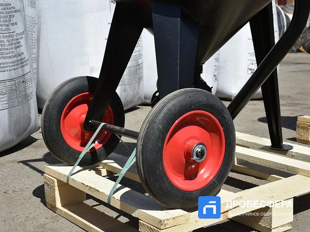 Пескоструйный аппарат PST-PS-160-3 с рукавом TWIN 20 метров с шиберным дозатором