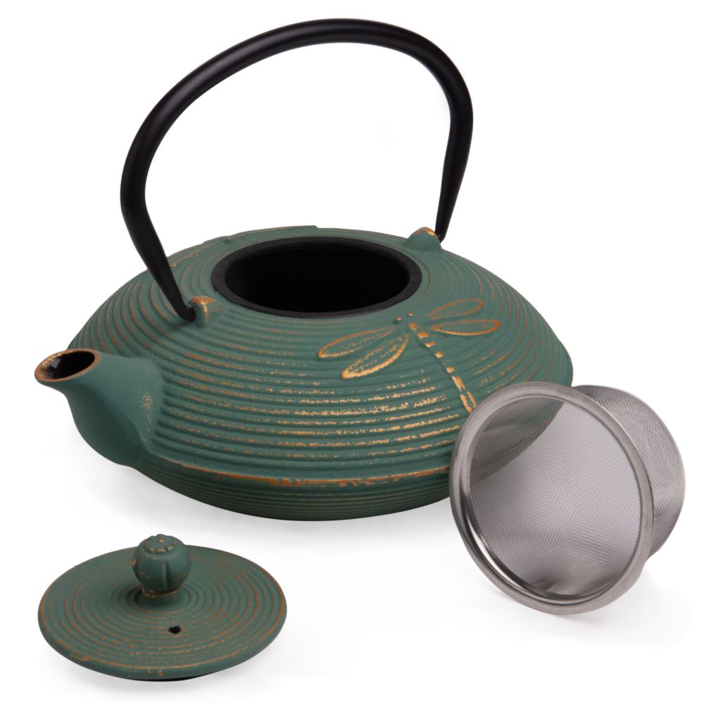 ЗАВАРОЧНЫЙ ЧАЙНИК ЧУГУННЫЙ С ЭМАЛИРОВАННЫМ ПОКРЫТИЕМ ВНУТРИ 800 МЛ