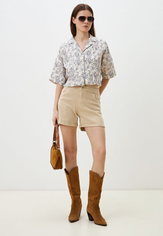 Рубашка сафари из муслина