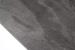 "Каффе" обеденный стол из HPL 140х70см, цвет "серый гранит", подстолье двойное черное