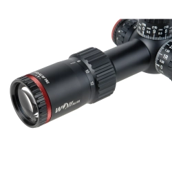 Прицел оптический Veber Wolf Alfa 3-12x42 SF TR2 с крупным планом объектива
