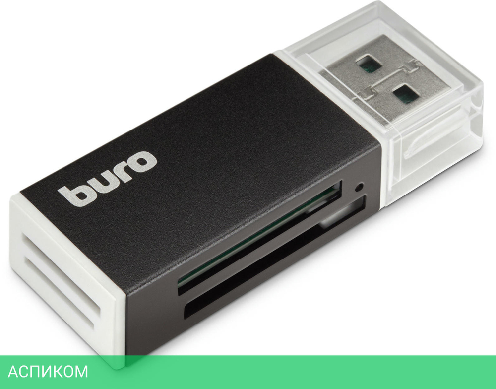 Картридер Buro BU-CR-3104 черный