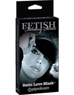 Эротическая маска на глаза Satin Love Mask (Цвет: черный)