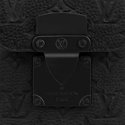 Бумажник Louis Vuitton S-lock Vertical черный