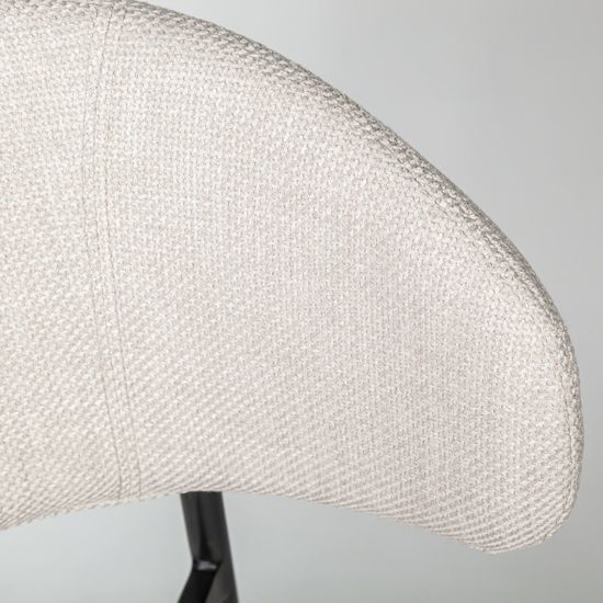 Стул Adele, ткань, светло-серый