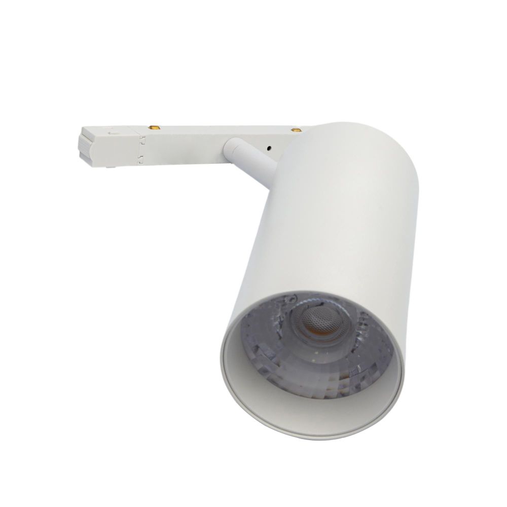 ULB-M60-24W-4000K-35 WHITE Светильник-прожектор светодиодный трековый. Для магнитного шинопровода. 900 Лм. Белый свет 4000К. Белый. ТМ Uniel