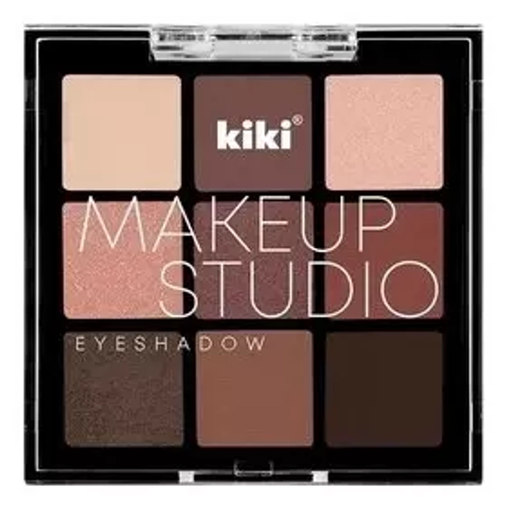 Kiki Тени д/век "MAKEUP STUDIO" 9 цв. тон 204 50г