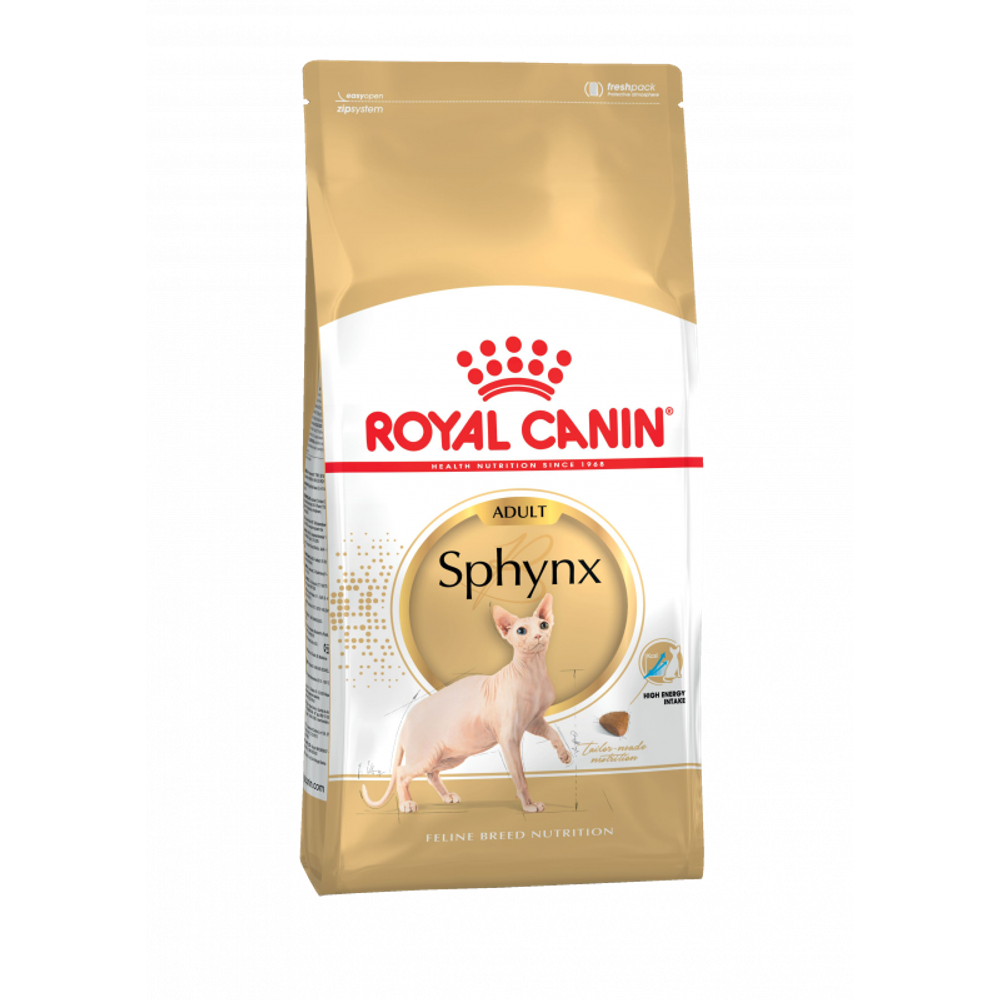 Royal Canin Sphynx Adult Сфинкс Эдалт Корм сухой сбалансированный для взрослых кошек породы Сфинкс от 12 месяцев 400г