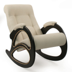 Кресло-качалка №4 ткань - Мальта-01, каркас - Венге