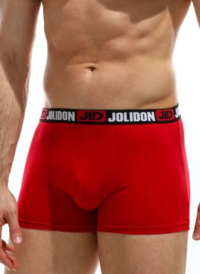 Мужские трусы-боксеры с широкой мягкой резинкой (Размер: XXL) (Цвет: красный)