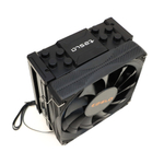 Кулер для процессора TESLA SHADOW SE224, 1х120мм, 800~1800rpm, 4-pin, Al+Cu, черный, 57CFM, 24дБ, 4-PIPE, TDP 210Вт, INTEL 1700/1200/115x/2011/2066, AMD AM5/AM4 (TSL-SE-224-XTS)
