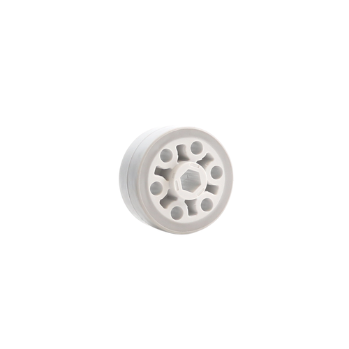 REV-41-2150-PK4 Soft (Light Gray) - 5mm Hex Bore - 1in Grip Wheel - 4 Pack