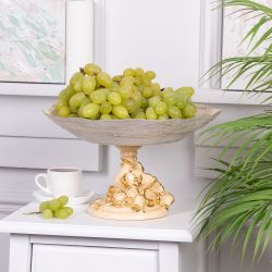 Фруктовница-конфетница Орхидея Лелия Айвори