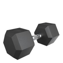 Гантель гексагональная UNIX Fit обрезиненная 22,5 кг, 2 шт.