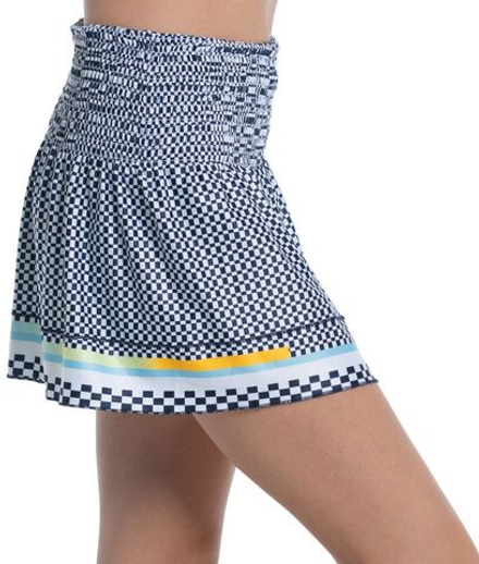Теннисная юбка Lucky in Love Cool Urbana Long Check Me Out Smock Skirt - midnight