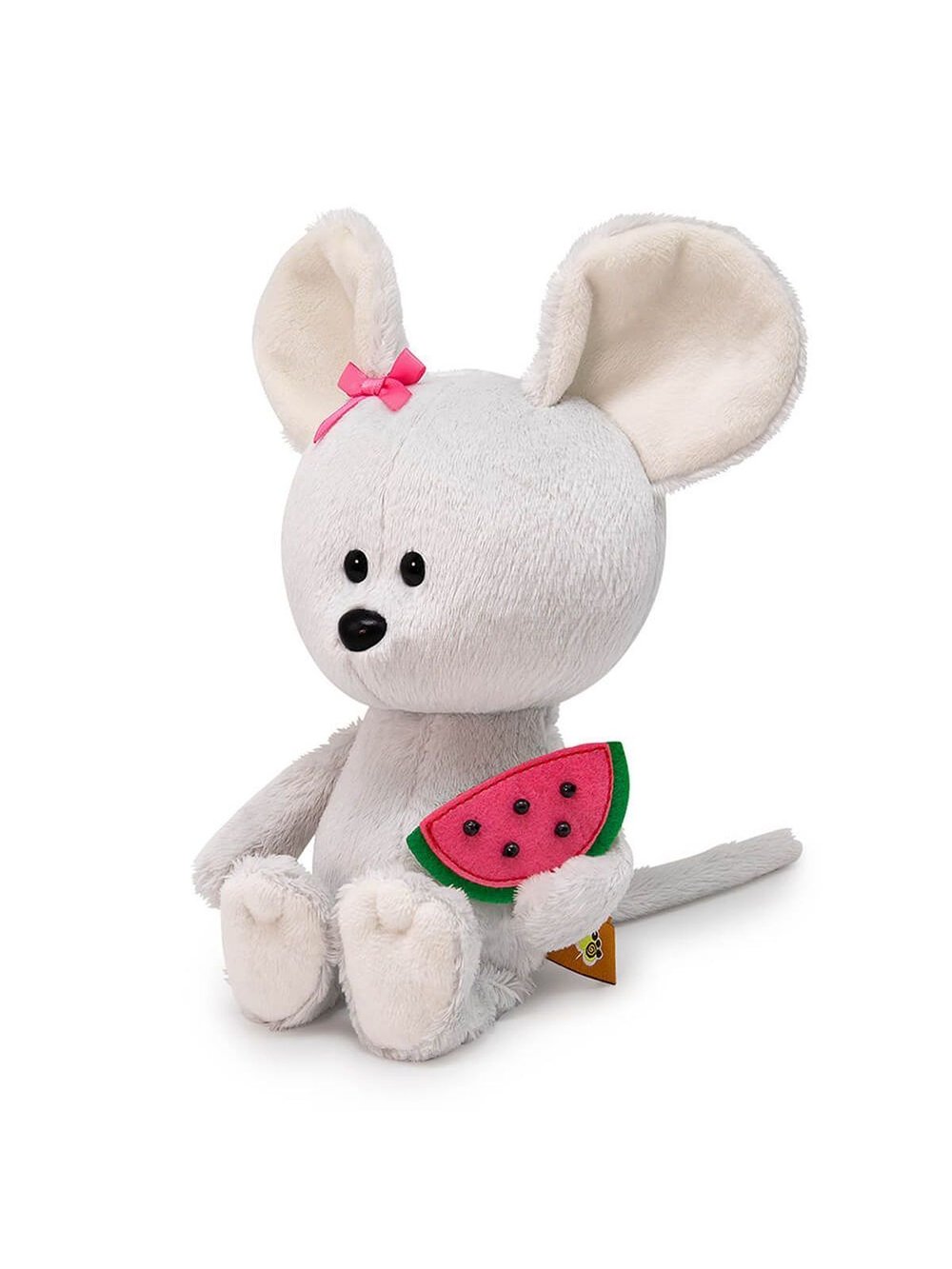 Мягкая игрушка Мышка Пшоня с арбузом 15см