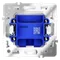 Вывод кабеля VOLTUM S70, (белый матовый) vls080202