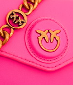 Кожаная сумка-мессенджер GATE CAMERA CASE RECYCLED NYLO Pinko - розовый(101513 A11Q)