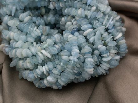 Аквамарин галька 6-8мм