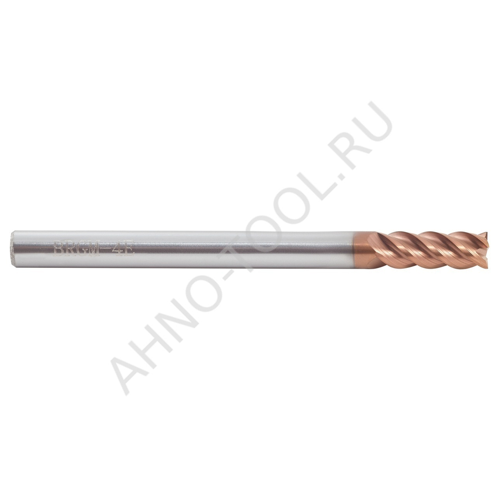 Фреза твердосплавная концевая   5.5мм (L=50, l=16, хв=6) Z4 35° по стали, нержавеющей стали, чугуну
