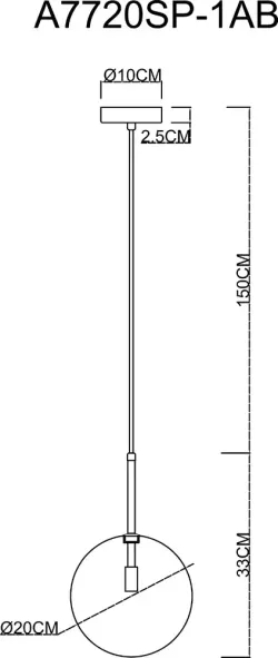 Подвесной светильник Arte Lamp
