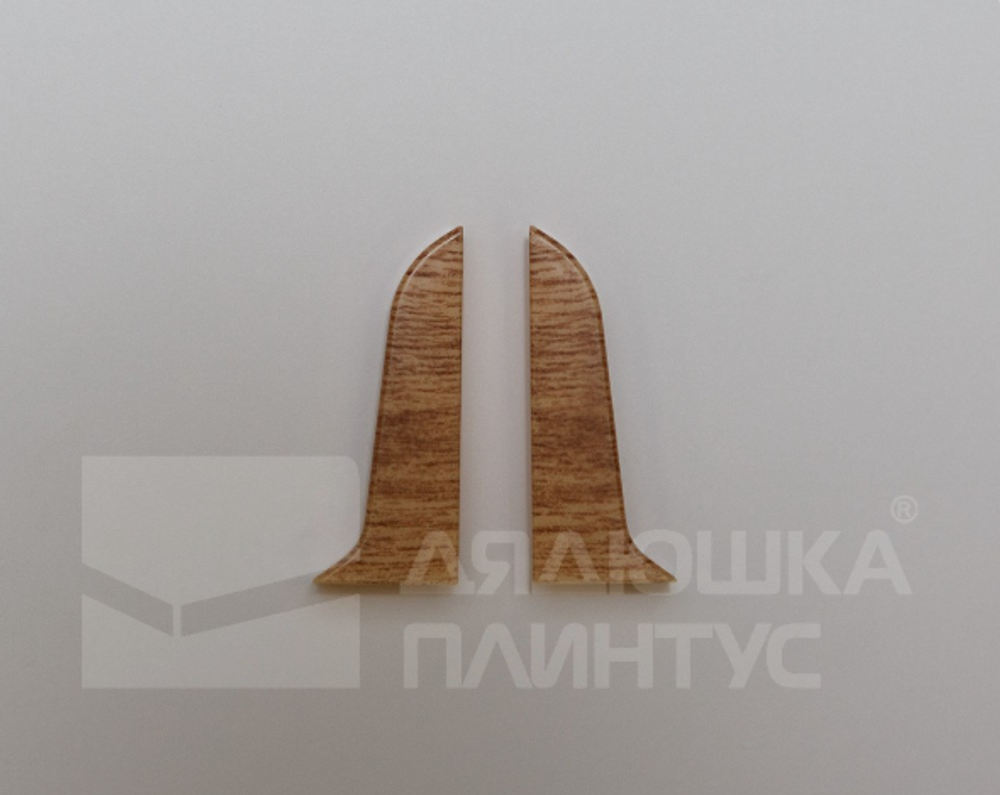Заглушка для плинтуса ПВХ 58мм 2шт/уп 5807