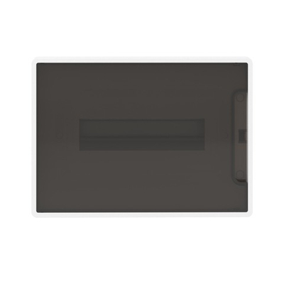 Щиток 12 мод встраиваемый для полых стен FRAME, белый, с тонированной дверцей, с 2 шинами PEN на 6 и 8 отв.