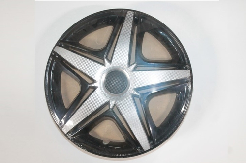 Колпак колеса R15 NHL Super Black (в мешке 5 упак) (STAR)