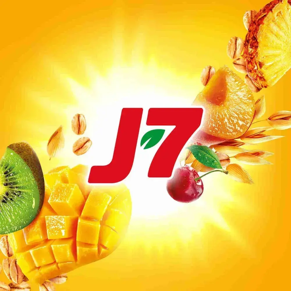 Смузи Манго-Персик-Яблоко J7 Полезный Перекус со злаками 0,3л