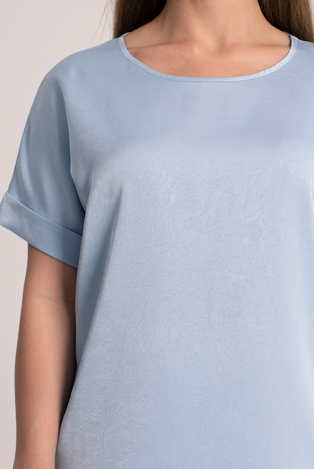 Блузка женская 4581з, голубой #270Гол094581з