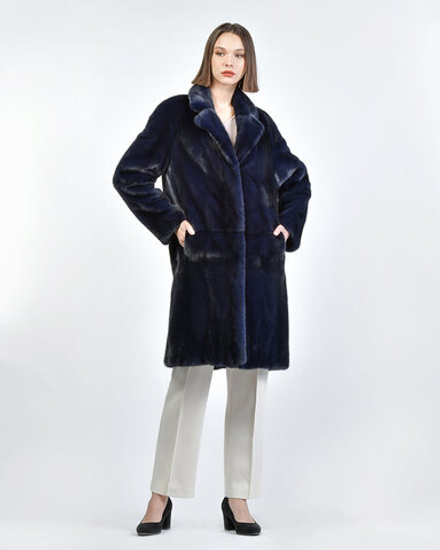 Шуба из меха норки