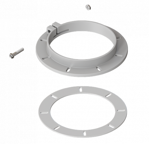 Фланец пластиковый D-100 (Bosch,Navien,Сармат,Fondital)