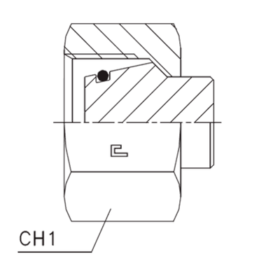 Заглушка VP DS14 (с гайкой и o-ring)