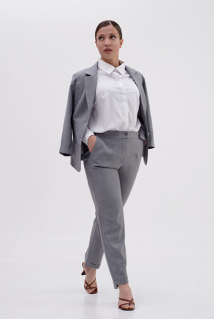 Брюки женские 2757АПА, Светло-серый #38СвС022757АПА