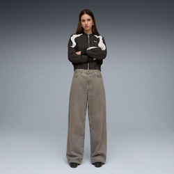 PUMA Женские кроссовки Speedcat Wedge, черный/коричневый