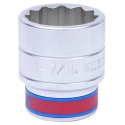 KING TONY (633046S) Головка торцевая стандартная двенадцатигранная 3/4", дюймовая 1-7/16"