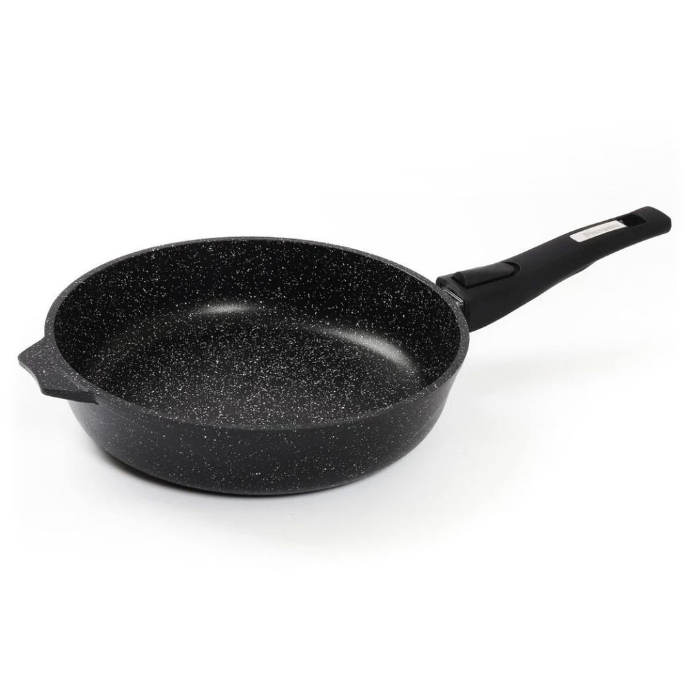 Сковорода алюминий, 22 см, антиприг, Мечта, Гранит black, 022802, съем руч