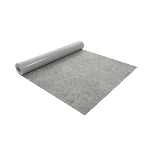 Пленка ПВХ 1,65х21,00м "Alkorplan-Tile", "Quartz grey", серый кварц, текстурная(плитка 0,81м*0,31м)