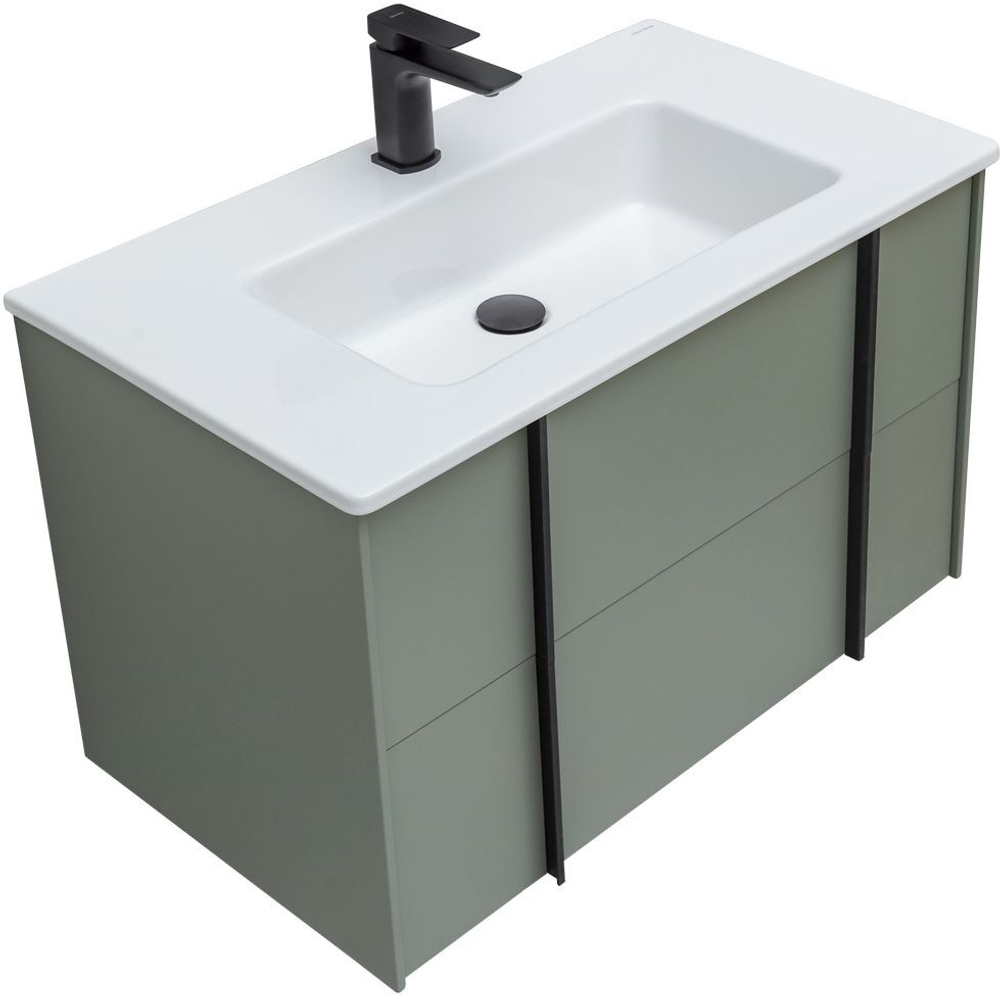 Тумба с раковиной Allen Brau Reality 1.32005.CGM 80 cement grey matt