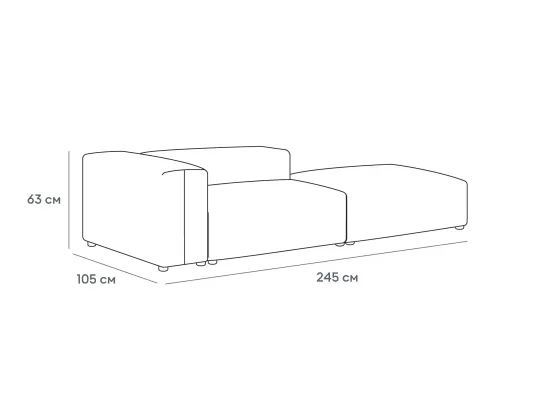 Модульный диван Sorrento 635093