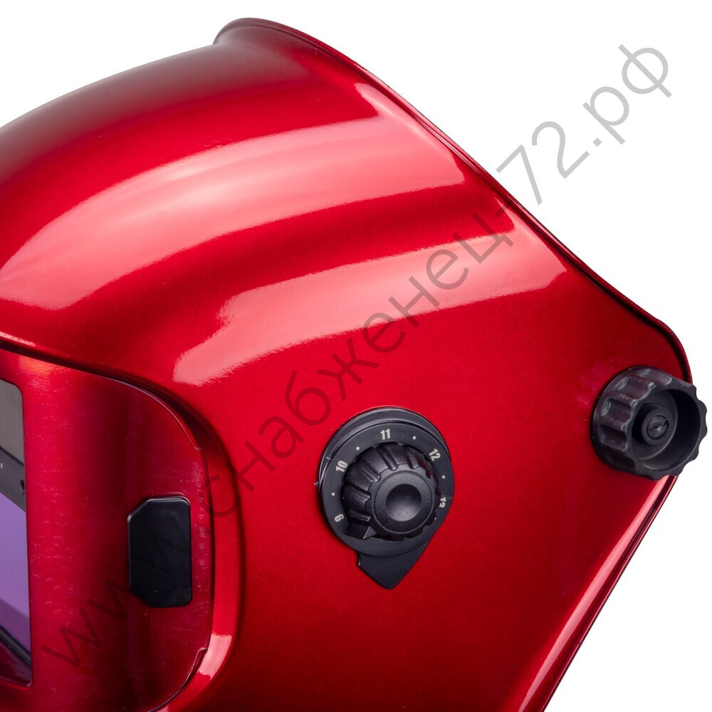 Маска сварщика КОРУНД-5 красная без коробки (ф-р 2100V, пр-во FoxWeld)