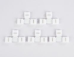 Ambrella Соединитель T для светодиодной ленты 5050 12/24V (4 конт.) GS7001 (5шт) LED Strip GS7001