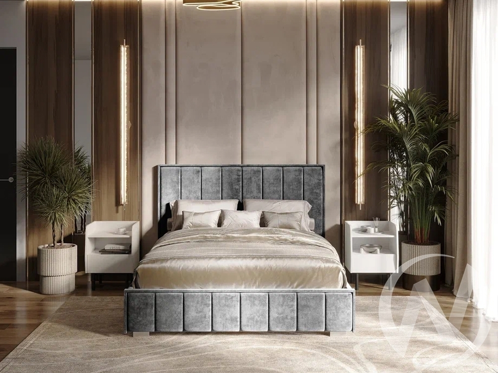 Кровать Мирабель 1.4 (грифельный)