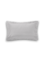 Наволочка из сатина 50х70 с ушками ПЕРСЕЯ | светло-серый